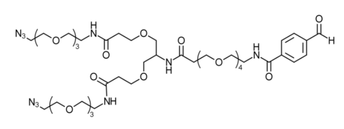 Aldehyde-PEG4-bis-PEG3-azide Aldehyde-PEG4-bis-PEG3-azide