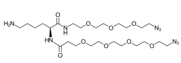 N(alpha)-PEG4-azide-L-Lysine-PEG3-azide N(alpha)-PEG4-azide-L-Lysine-PEG3-azide
