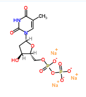 cy3荧光标记2'-脱氧胸苷-5'-一磷酸二钠盐