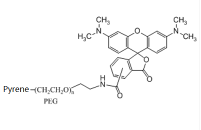Pyrene-PEG-Rhodamine Pyrene-PEG-Rhodamine