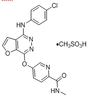 CAS:939805-30-8 替拉替尼甲磺酸盐 英文名:ACTB-1003 CAS:939805-30-8 替拉替尼甲磺酸盐 英文名:ACTB-1003