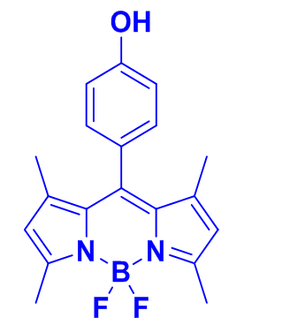 cas 870992-10-2，Bodipy-503/512荧光染料，4,4-二氟-8(4'-羟苯基)-1,3,5,7-四甲基-4-BORA-3A,4A-DIAZA-S-INDACENE