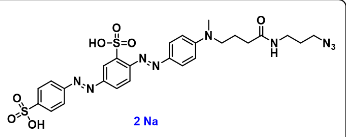 BHQ-10 azide,叠氮功能化的Black Hole Quencher(BHQ)—黑洞淬灭剂 BHQ-10 azide,叠氮功能化的Black Hole Quencher(BHQ)—黑洞淬灭剂