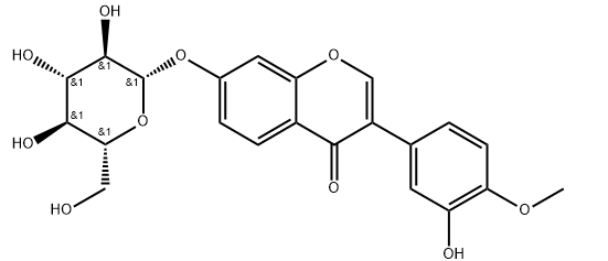 ROS活性氧Calycosin-7-glucoside,毛蕊异黄酮苷,CAS:20633-67-4 ROS活性氧Calycosin-7-glucoside,毛蕊异黄酮苷,CAS:20633-67-4