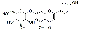 活化氧芹甙元-7-葡萄糖苷，Apigenin7-glucoside，CAS：578-74-5