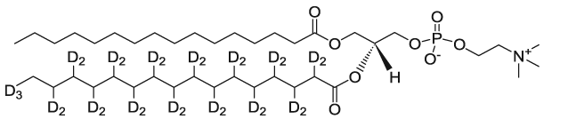 16:0-16:0-d31 PC|1-palmitoyl-2-palmitoyl-d31-sn-glycero-3-phosphocholine 16:0-16:0-d31 PC|1-palmitoyl-2-palmitoyl-d31-sn-glycero-3-phosphocholine