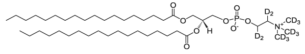 18:0 PC-d13|1,2-distearoyl-sn-glycero-3-phosphocholine-1,1,2,2-d4-N,N,N-trimethyl-d9 18:0 PC-d13|1,2-distearoyl-sn-glycero-3-phosphocholine-1,1,2,2-d4-N,N,N-trimethyl-d9