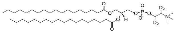 18:0 PC-d4|1,2-distearoyl-sn-glycero-3-phosphocholine-1,1,2,2-d4 18:0 PC-d4|1,2-distearoyl-sn-glycero-3-phosphocholine-1,1,2,2-d4