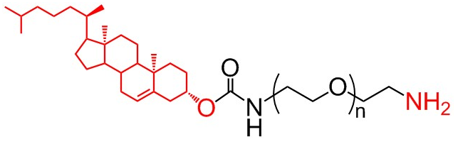 胆固醇-PEG-氨基、CLS-PEG-NH2 、胆固醇-聚乙二醇-氨基 胆固醇-PEG-氨基、CLS-PEG-NH2 、胆固醇-聚乙二醇-氨基