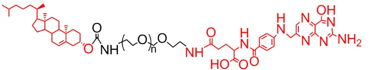 CLS-PEG-FA、叶酸-聚乙二醇-胆固醇、叶酸PEG胆固醇
