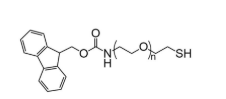 芴甲氧羰基-氨基-聚乙二醇-巯基，FMOC-NH-PEG-SH，FMOC-NH-PEG-Thiol
