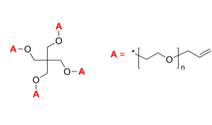4-Arm PEG-allyl 4臂星形-聚乙二醇 末端双键 4-Arm PEG-allyl 4臂星形-聚乙二醇 末端双键