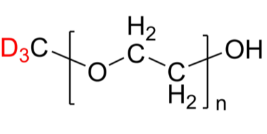 PEG-OCD3 聚乙二醇-氘化甲醚 端基氘化 链端羟基 PEG-OCD3 聚乙二醇-氘化甲醚 端基氘化 链端羟基