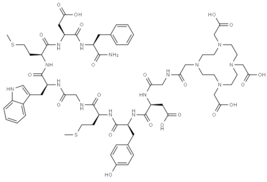 DOTA-Gly-Asp-Tyr-Met-Gly-Trp-Met-Asp-Phe-NH2 DOTA-Gly-Asp-Tyr-Met-Gly-Trp-Met-Asp-Phe-NH2
