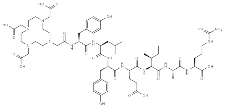 DOTA-Tyr-Leu-Tyr-Glu-Ile-Ala-Arg-OH 