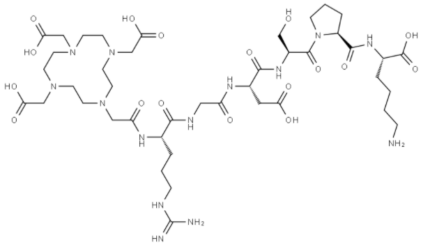 DOTA-Arg-Gly-Asp-Ser-Pro-Lys-OH 