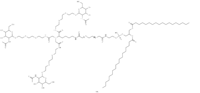 DSPE-PEG2000-triGalNAc ammonium DSPE-PEG2000-triGalNAc ammonium