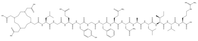 十三肽DOTA-LGEYGFQNALIVR 十三肽DOTA-LGEYGFQNALIVR