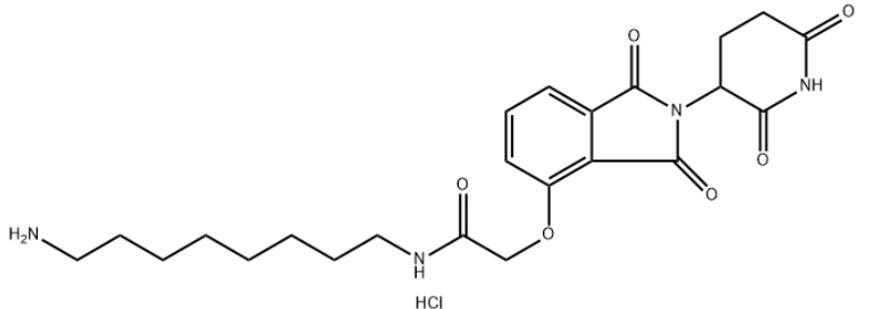 Thalidomide-O-amido-C8-NH2 hydrochloride 