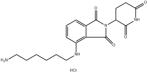 Pomalidomide-C6-NH2 Pomalidomide-C6-NH2